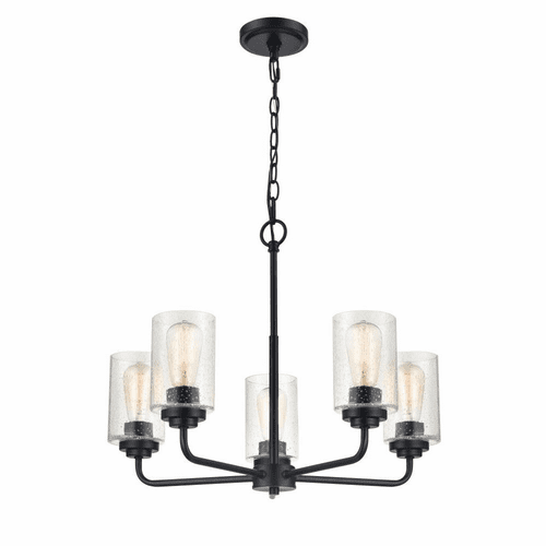 Millennium Moven 5-LT Chandelier - Matte Black - 9605-MB
