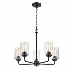 Millennium Moven 5-LT Chandelier - Matte Black - 9605-MB