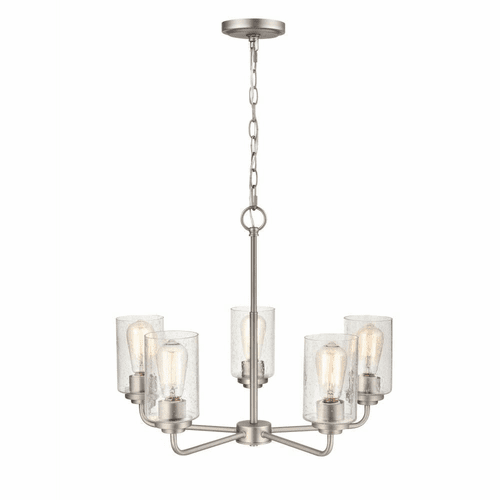 Millennium Moven 5-LT Chandelier - Satin Nickel - 9605-SN