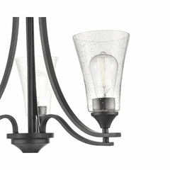 Millennium Natalie 3-LT Chandelier - Matte Black - 1463-MB