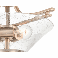 Millennium Natalie 3-LT Semi-Flush Mount - Modern Gold - 1483-MG