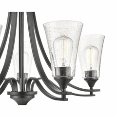 Millennium Natalie 5-LT Chandelier - Matte Black - 1465-MB