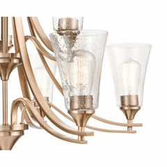Millennium Natalie 9-LT Chandelier - Modern Gold - 1469-MG