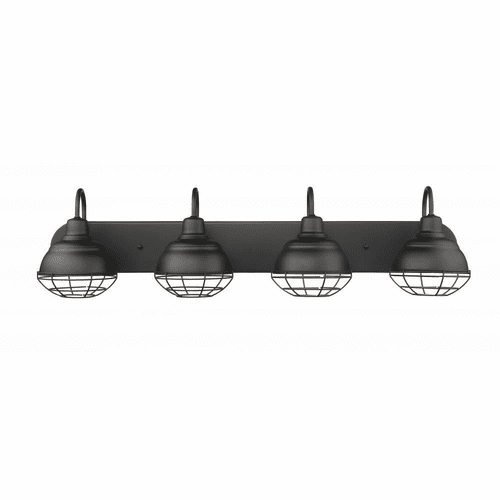 Millennium Neo-Industrial 4-LT Bath Vanity Light - Matte Black - 5424-MB