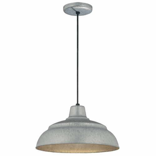 Millennium R Series Warehouse/Cord Hung Pendant - Galvanized - RWHC14-GA