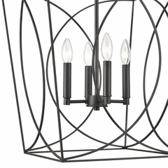Millennium Tracy 4-LT Pendant - Matte Black - 4000-MB