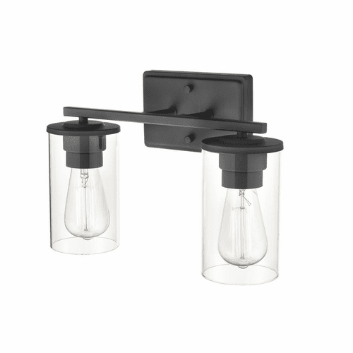 Millennium Verlana 2-LT Bath Vanity Light - Matte Black - 2702-MB