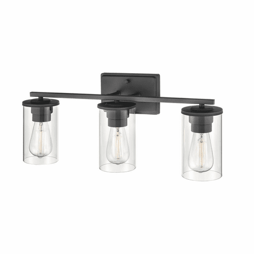 Millennium Verlana 3-LT Bath Vanity Light - Matte Black - 2703-MB