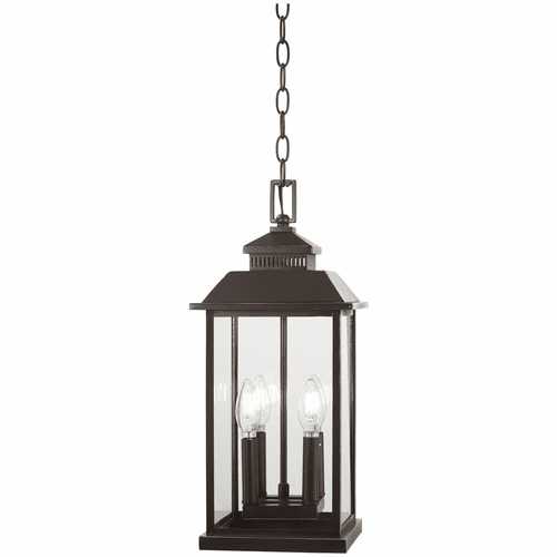 Miner's Loft 4-LT Chain Hung Lantern - Oil Rubbed Bronze - 72594-143C