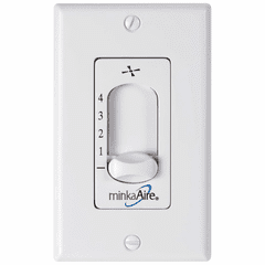 Minka-Aire 4 Speed Wall Control - White - WC116