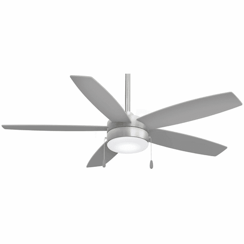 Minka Aire Airetor - LED 52" Ceiling Fan - Brushed Nickel W/ Silver - F673L-BN/SL