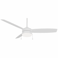 Minka Aire Airetor III - LED 54" Ceiling Fan - Flat White - F670L-WHF