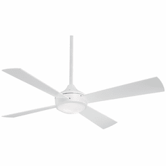 Minka Aire Aluma - LED 52" Ceiling Fan - Flat White - F521L-WHF