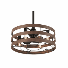 Minka Aire Audrey - 26" LED Ceiling Fan - Coal - F631L-CL/DK