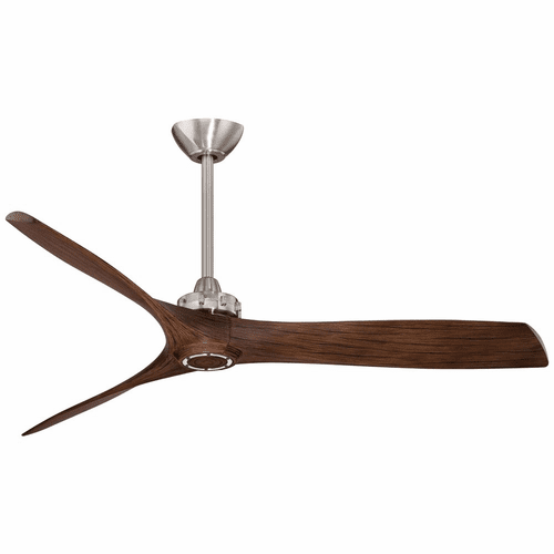 Minka Aire Aviation - 60" Ceiling Fan - Brushed Nickel W/ Medium Maple - F853-BN/MM