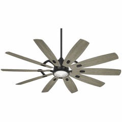 Minka Aire Barn - LED 65" Ceiling Fan - Coal - F864L-CL/SG Minka Aire Barn - LED 65" Ceiling Fan - Coal - F864L-CL/SG
