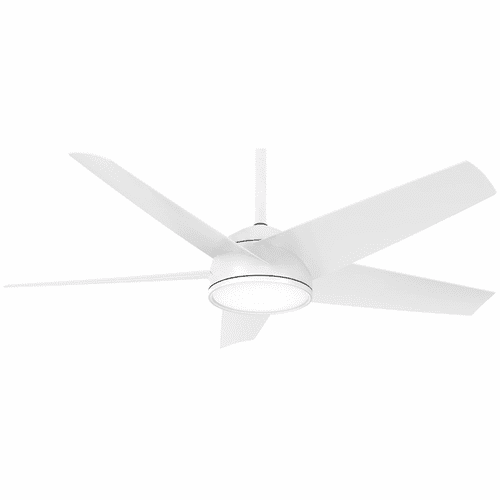 Minka Aire Chubby - 58" LED Ceiling Fan - Flat White - F781L-WHF