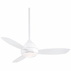 Minka Aire Concept I - LED 52" Ceiling Fan - White - F476L-WH