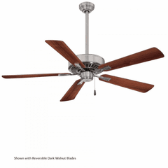 Minka Aire Contractor Plus - 52" Ceiling Fan - Brushed Nickel - F556-BN/DW