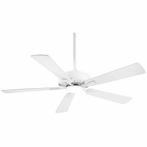 Minka Aire Contractor Plus - LED 52" Ceiling Fan - Flat White - F556L-WHF