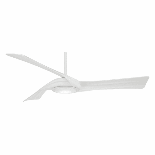 Minka Aire Curl - LED 60" Ceiling Fan - Flat White - F714L-WHF