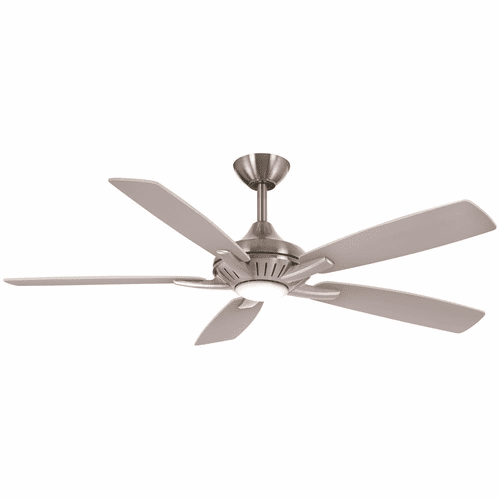 Minka Aire Dyno - LED 52" Ceiling Fan - Brushed Nickel W/ Silver - F1000-BN/SL