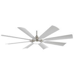 Minka Aire Future - 65" Wet Location Ceiling Fan With LED Light - Brushed Nickel Wet - F756L-BNW
