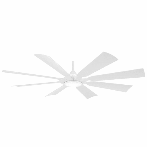 Minka Aire Future - 65" Wet Location Ceiling Fan With LED Light - Flat White - F756L-WHF