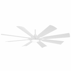 Minka Aire Future - 65" Wet Location Ceiling Fan With LED Light - Flat White - F756L-WHF