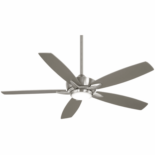 Minka Aire Kelvyn - 52" Ceiling Fan W/LED Light Kit - Brushed Nickel - F717L-BN/SL