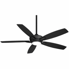 Minka Aire Kelvyn - 52" Ceiling Fan W/LED Light Kit - Coal - F717L-CL