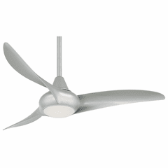 Minka Aire Light Wave - LED 44" Ceiling Fan - Silver - F845-SL
