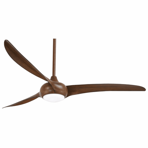 Minka Aire Light Wave - LED 65" Ceiling Fan - Distressed Koa - F848-DK