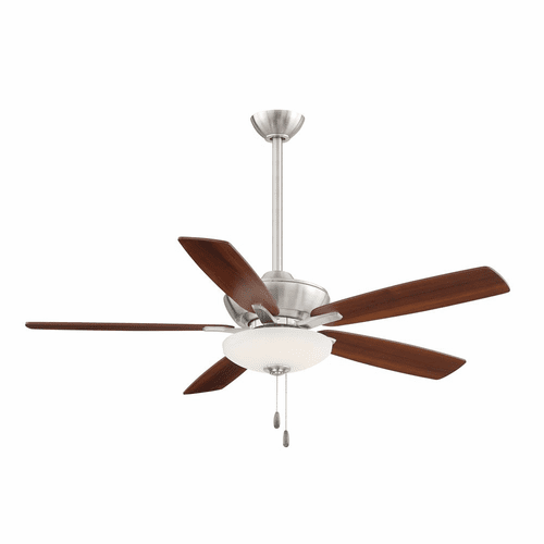 Minka Aire Minute - LED 52" Ceiling Fan - Brushed Nickel/Dark Walnut - F553L-BN/DW