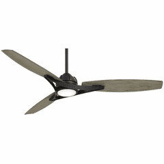 Minka Aire Molino - LED 65" Ceiling Fan - Coal - F742L-CL/SG Minka Aire Molino - LED 65" Ceiling Fan - Coal - F742L-CL/SG