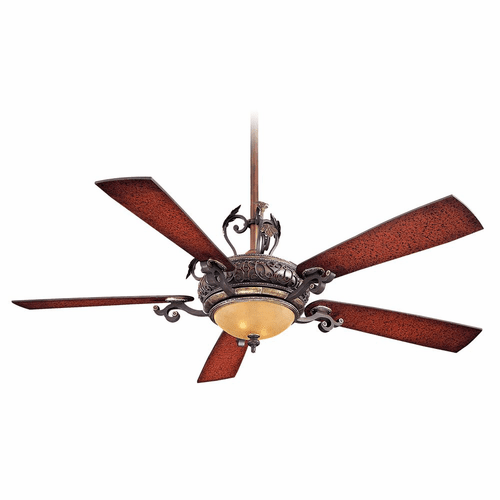 Minka Aire Napoli - LED 56" Ceiling Fan - Sterling Walnut - F705L-STW