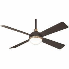 Minka Aire Orb - 54" LED Ceiling Fan - Soft Brass - F623L-BC/SBR