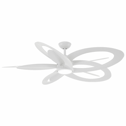 Minka Aire Pinup - 60" Ceiling Fan W/LED Light Kit - Flat White - F862L-WHF