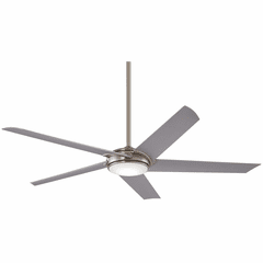 Minka Aire Raptor - LED 60" Ceiling Fan - Brushed Nickel - F617L-BN