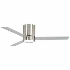 Minka Aire Roto Flush - 52" Hugger LED Fan - Brushed Nickel - F644L-BN