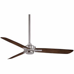 Minka Aire Rudolph - 52" Ceiling Fan - Brushed Nickel W/ Medium Maple - F727-BN/MM
