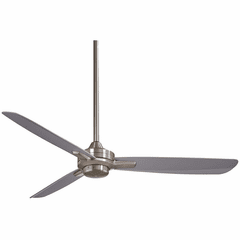 Minka Aire Rudolph - 52" Ceiling Fan - Brushed Nickel W/ Silver - F727-BN/SL