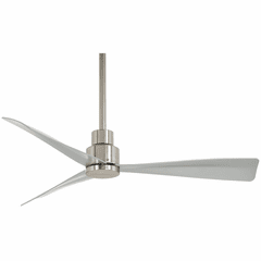 Minka Aire Simple - 44" Ceiling Fan - Brushed Nickel Wet - F786-BNW Minka Aire Simple - 44" Ceiling Fan - Brushed Nickel Wet - F786-BNW