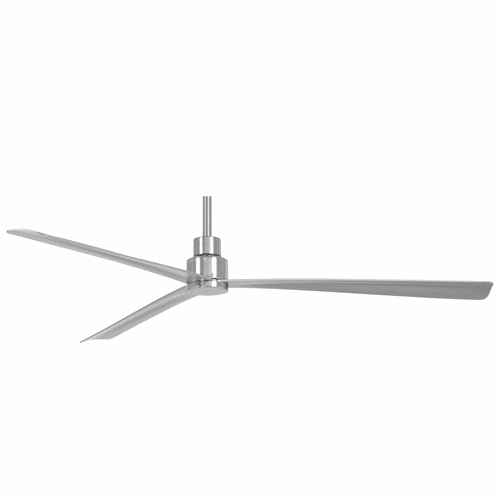 Minka Aire Simple - 65" Simple LED Outdoor Ceiling Fan - Brushed Nickel Wet - F789-BNW