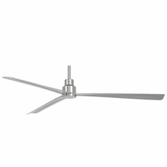 Minka Aire Simple - 65" Simple LED Outdoor Ceiling Fan - Brushed Nickel Wet - F789-BNW Minka Aire Simple - 65" Simple LED Outdoor Ceiling Fan - Brushed Nickel Wet - F789-BNW
