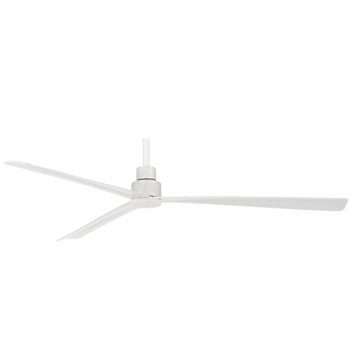 Minka Aire Simple - 65" Simple LED Outdoor Ceiling Fan - Flat White - F789-WHF