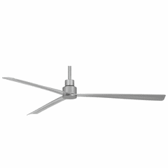 Minka Aire Simple - 65" Simple LED Outdoor Ceiling Fan - Silver - F789-SL Minka Aire Simple - 65" Simple LED Outdoor Ceiling Fan - Silver - F789-SL