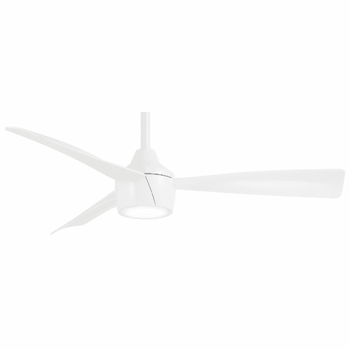 Minka Aire Skinnie - 44" Skinnie LED Outdoor Ceiling Fan - Flat White - F625L-WHF