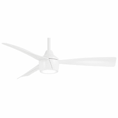 Minka Aire Skinnie - 44" Skinnie LED Outdoor Ceiling Fan - Flat White - F625L-WHF