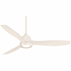 Minka Aire Skyhawk - LED 60" Ceiling Fan - Flat White - F749L-WHF